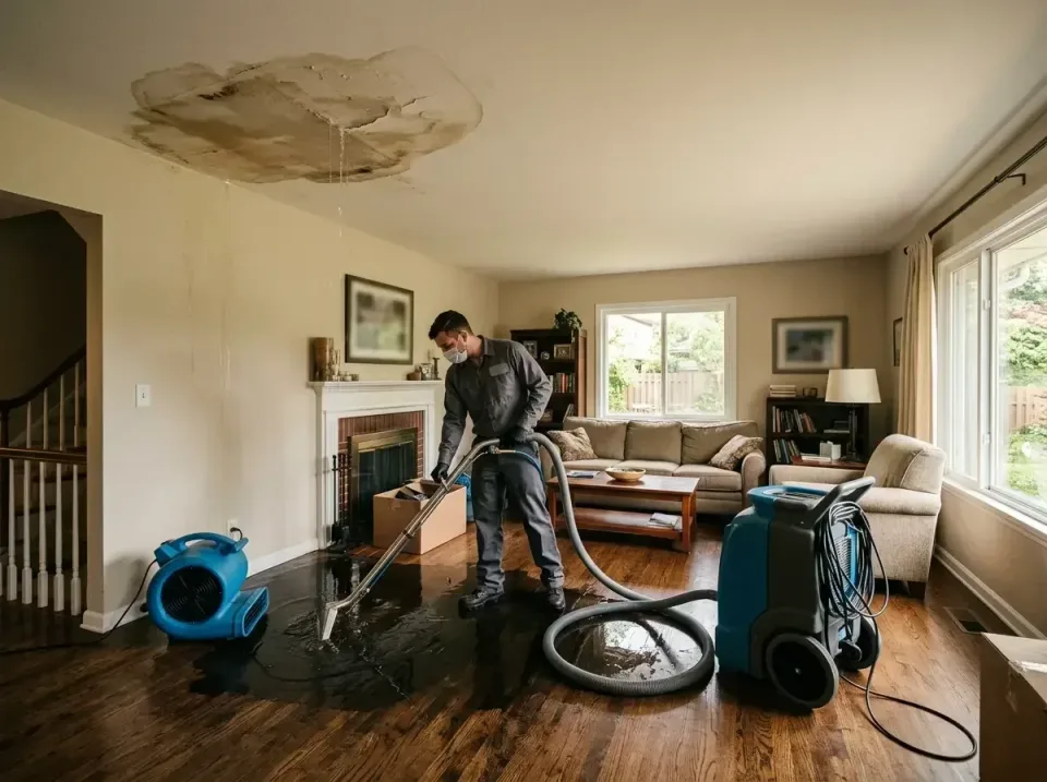 attic-pipe-burst-ceiling-drip-008 — frequently asked questions, Water Damage Restoration & Carpet Care in Plainfield, NJ